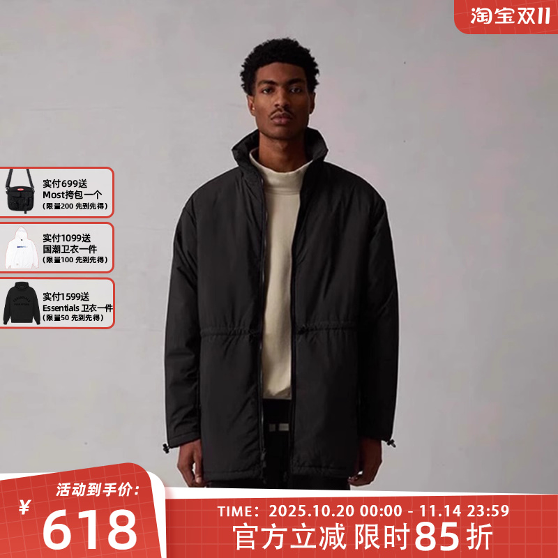 FOGEssentials立领中长款厚棉服