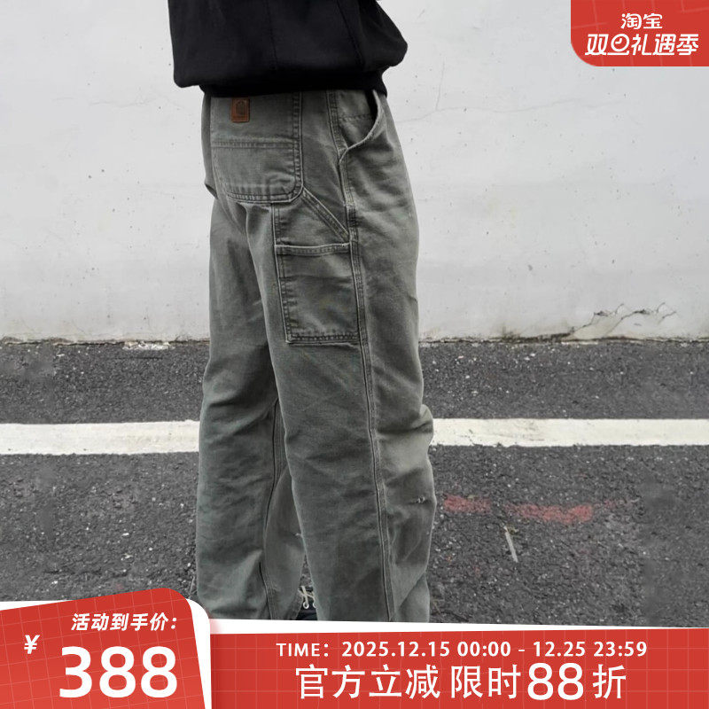卡哈特主线B11水洗帆布工装长裤