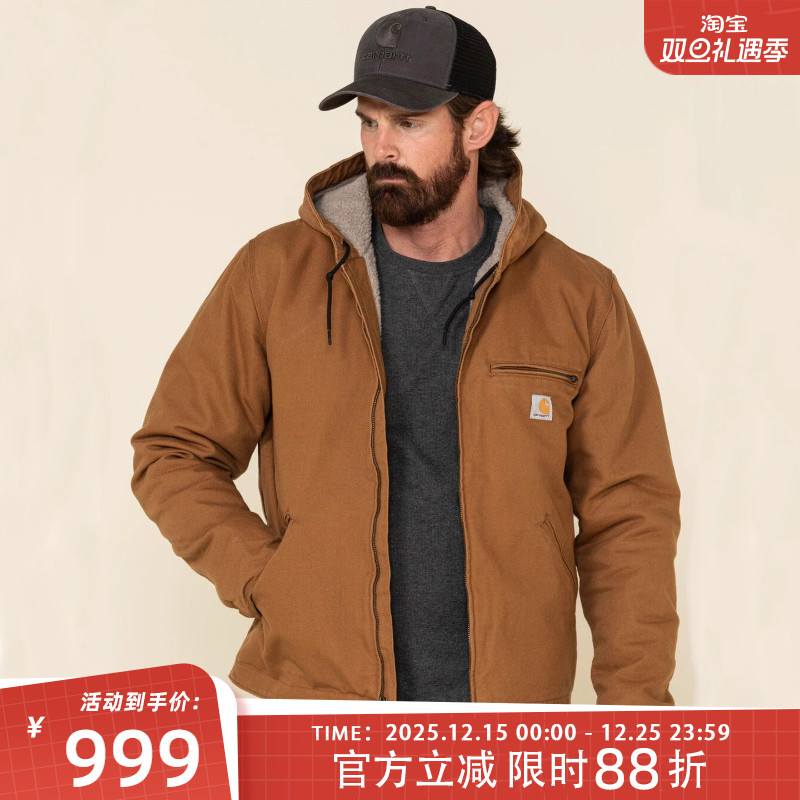 卡哈特主线104392水洗帆布夹克