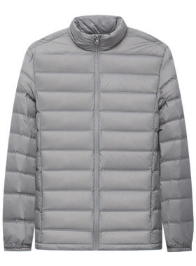 探拓户外男式超薄羽绒服立领超轻便修身保暖加厚白鸭绒休闲外套女