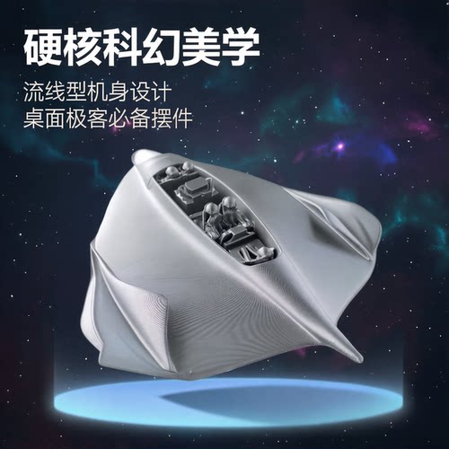 精致仿真罗斯威尔载人飞碟模型