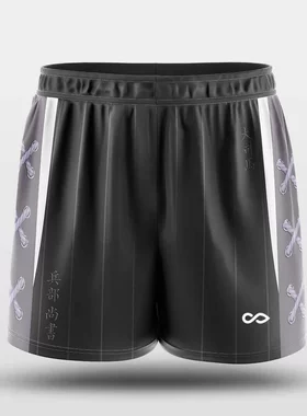 兵部尚书美式篮球橄榄球健身crossfit短裤夏季满印运动球裤