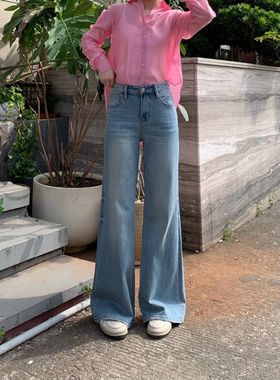 欧货 欧洲站HUAFENG华丰品牌2026春季新款高腰显瘦筒喇裤