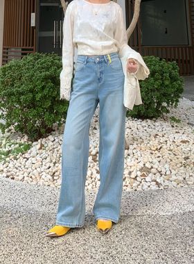 欧货 欧洲站HUAFENG华丰品牌2026春季新款显瘦直筒牛仔裤女