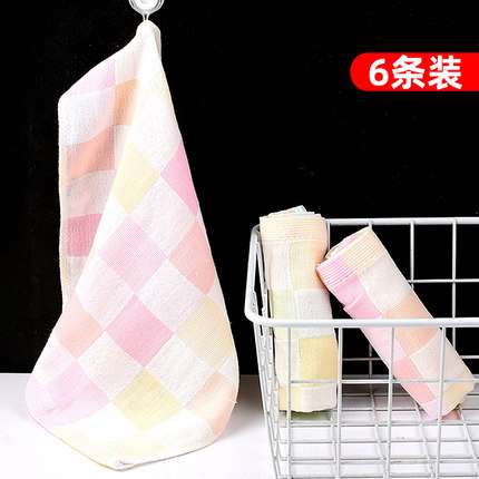 宝宝小毛巾棉洗脸巾成人婴儿擦手巾幼儿园方巾柔软吸水口水巾