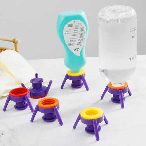 倒立瓶盖洗发沐浴露防漏杯盖