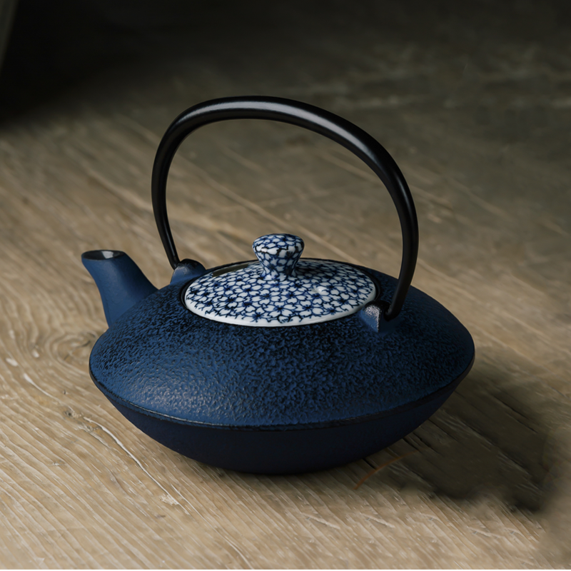 日本茶具清水烧铸铁茶壶