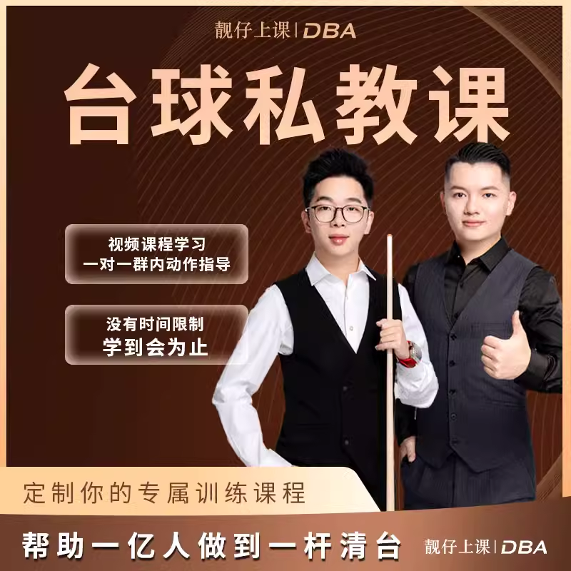 【王孟南张镇辉1对1私教课程】世界台球锦标赛第7名训练线上课程