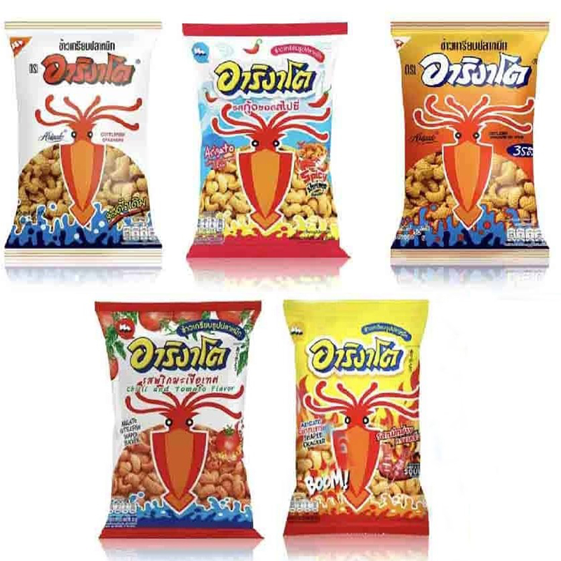 泰国cuttlefish膨化墨鱼饼干