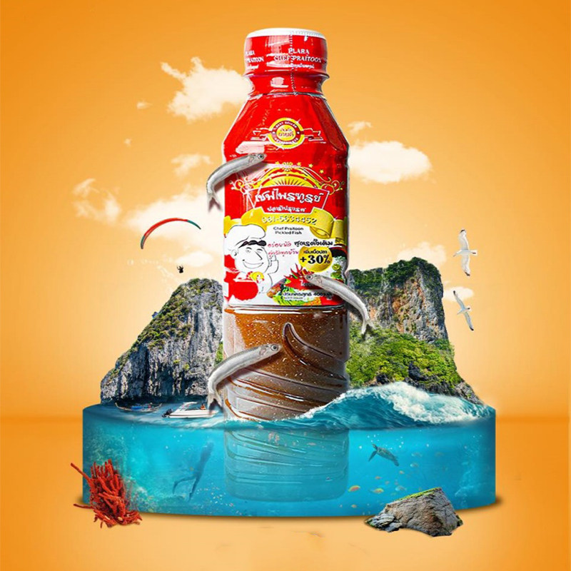 泰国直邮chef praitoon大厨牌巴氏杀菌发酵臭鱼酱400ml满百包邮