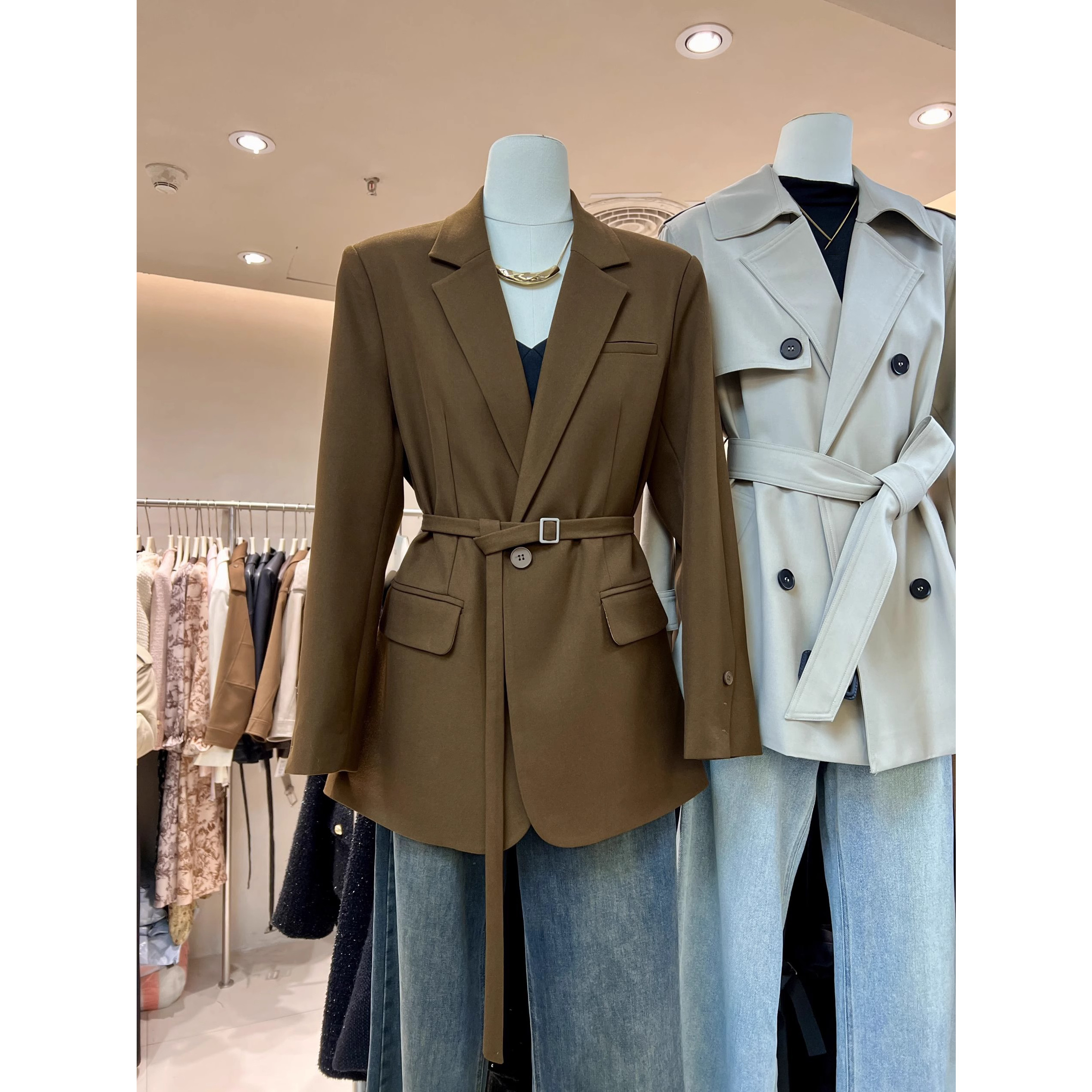 十三行秋季新款高级感复古气质西装外套宽松显瘦开衫长袖上衣,女装/女士精品,连衣裙,淘宝优惠券,粉丝福利购,淘宝优惠卷