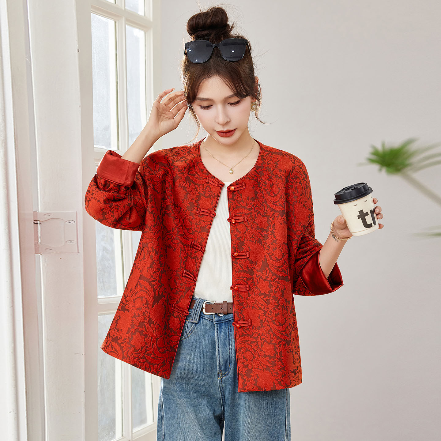 今年流行的国风女装上衣外套女款春装2026新款早春精致漂亮妈妈