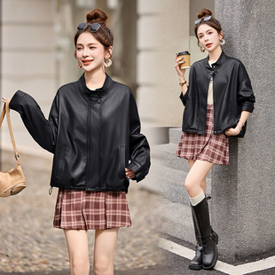皮衣2026新款今年流行爆款春装巨好看皮褂子皮夹克外套春秋二八月