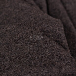 特价羊绒春秋美拉德深咖色柔软围巾布料轻柔细腻毛呢旗袍衬衫面料