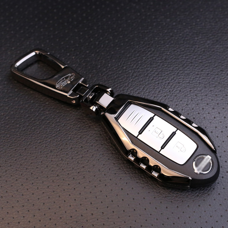 适用于日产轩逸钥匙套14代天籁汽车钥匙套尼桑蓝鸟逍客奇骏钥匙包