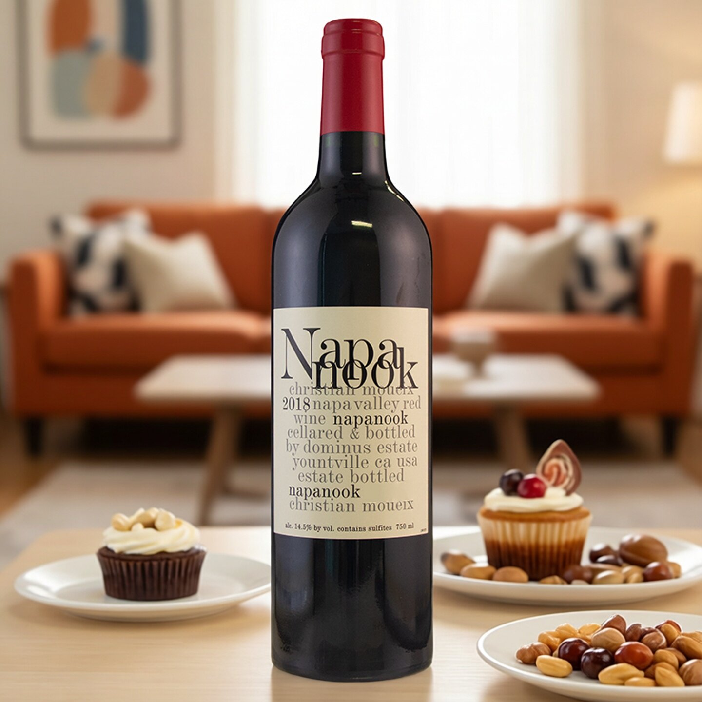 美国名庄杜美尼斯副牌酒Dominus Estate Napanook纳帕庐红葡萄酒