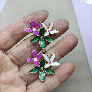 滴釉单只耳钉 包邮 B12 满29元