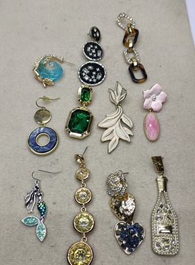 B13 满29元包邮  单只耳钉