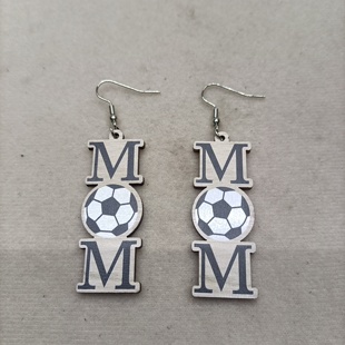 木头耳坠 包邮 B12 满29元