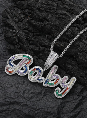 ICEBLING英文字母定制吊坠