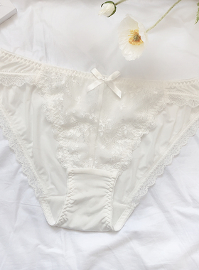 【买四免一】Risa Magli优丽娜娜三角裤刺绣甜美蕾丝女士内裤515