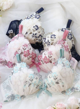 RisaMagli优丽娜娜聚拢文胸内衣薄1型圆盘大钢圈零鸡心GH653