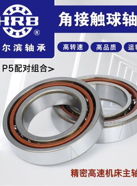 HRB哈尔滨角接触球轴承7317 7318 7319 7320 7321C ACTA/P5 P4 DB
