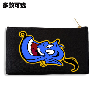 阿拉丁神灯一千零一夜灯神手机包收纳袋子手拿包笔袋零钱帆布包