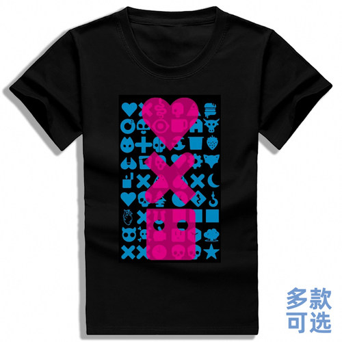 爱死亡和机器人美剧周边LoveDeathRobotsLDR全纯棉短袖t恤衫衣服