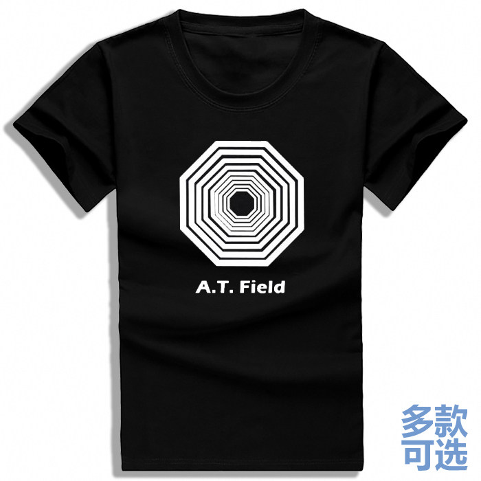 eva新使徒at力场AT Field全纯棉短袖t恤衫半袖衣服