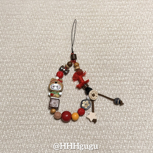 HHHgugu手机链条学生ins可爱卡皮巴拉ccd短挂绳包包手机链钥匙扣
