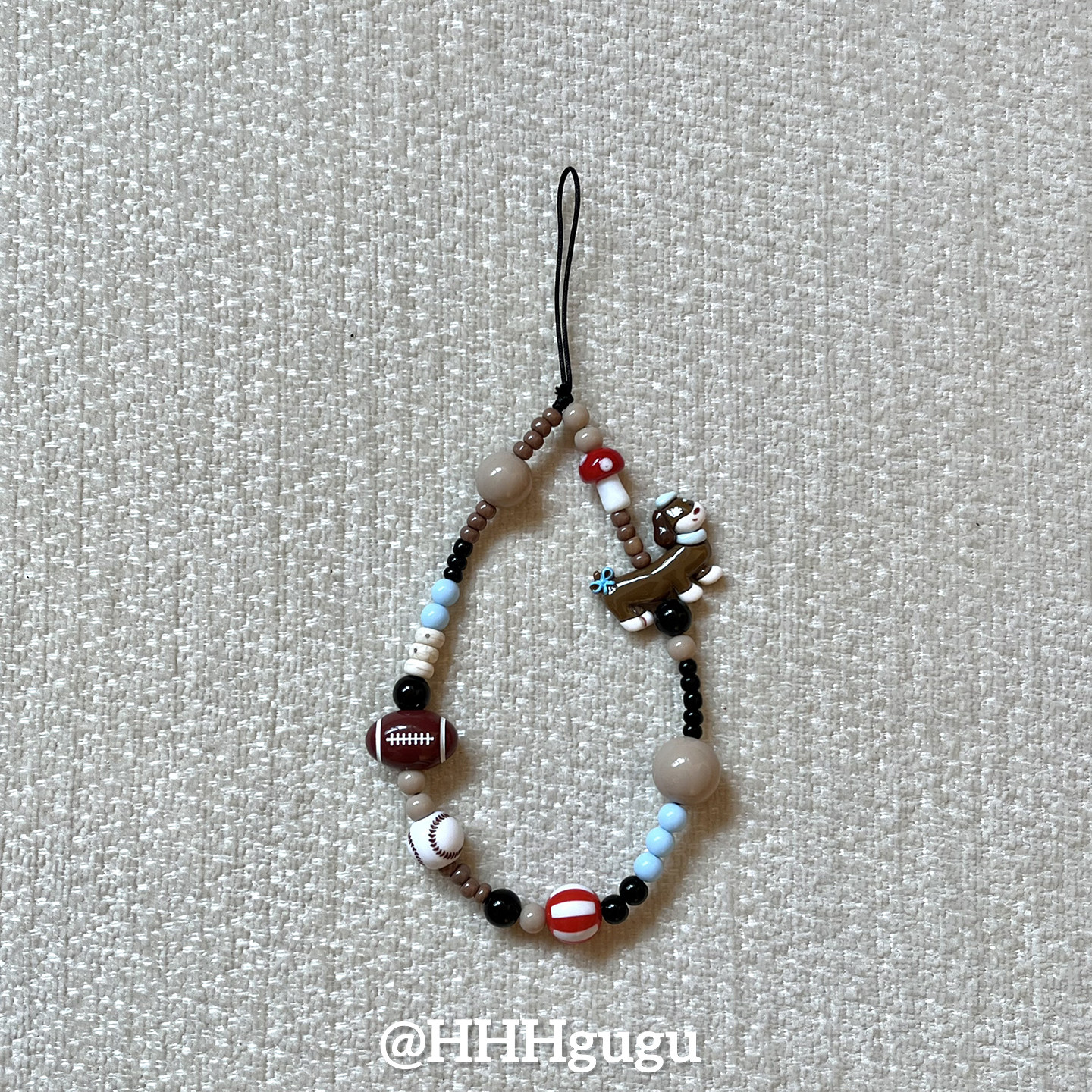 HHHgugu手机链条学生ins橄榄球狗ccd短挂绳包包手机链钥匙扣饰品,饰品/流行首饰/时尚饰品新,其他DIY饰品配件,淘宝优惠券,粉丝福利购,淘宝优惠卷