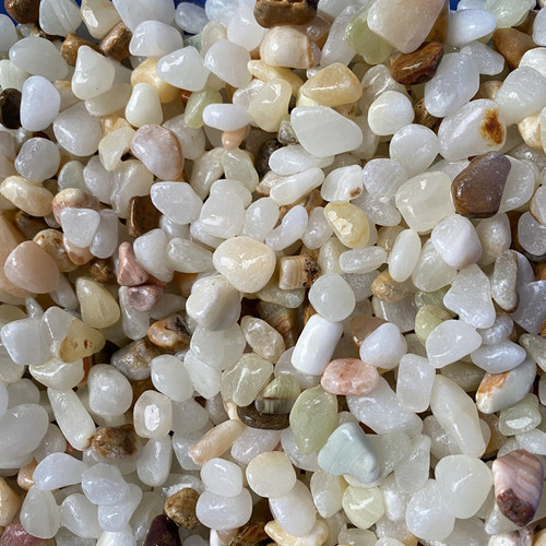 水晶岩玉鱼缸石头纯天然无污染