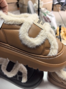 冬季防滑雪地靴棉鞋家居鞋