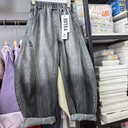 2026新款儿童牛仔裤夏季薄款男女童男宝宝休闲中大童裤子学生弯刀