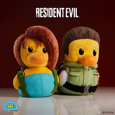 生化危机周边小黄鸭手办绒布公仔