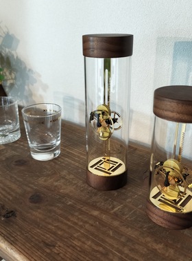 Kokusai Oscilloglass饭店提醒计时器蒸汽赛博朋克机械流沙瓶礼物