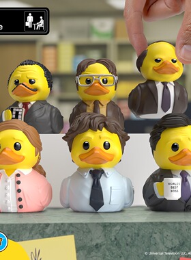 Tubbz The Office美剧办公室影视电影周边小黄鸭卡通手办公仔1