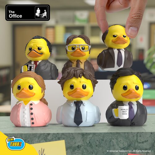 Tubbz The Office美剧办公室影视电影周边小黄鸭卡通手办公仔1