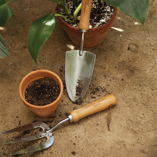 Gentlemen's Hardware园艺小铲子种菜栽花卉种花翻土耙子工具套装