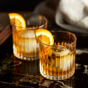 Gentlemen's Hardware鸡尾酒威士忌杯子耐高温冰石水晶玻璃对杯子