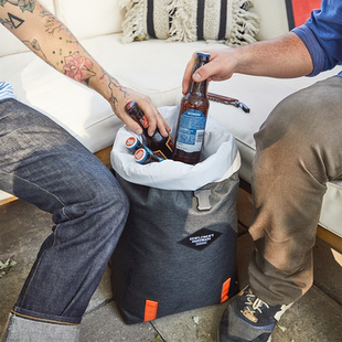 Gentlemen's Hardware户外露营折叠卷盖式防水大容量储水双肩包