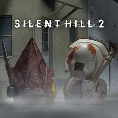 Tubbz Silent Hill寂静岭游戏电影周边小黄鸭手办模型公仔玩具2