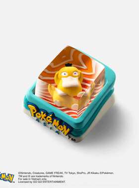 Dwarf Factory Pokemon Psyduck可达鸭宝可梦口袋妖怪客制化键帽