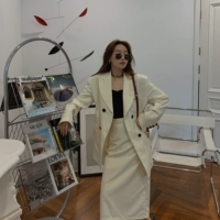 Coco Limited "Элегантная соль" осенняя вертикальная талия -костюм -загрузки+набор юбки самка