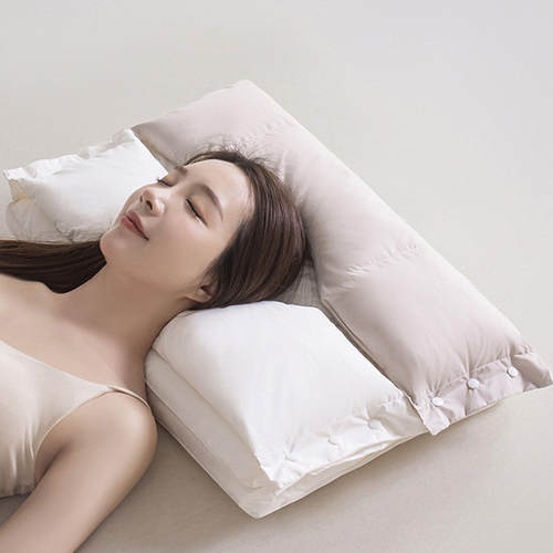瞳庞护颈枕母婴级纯棉助眠安睡枕头保护颈椎亲肤柔软记忆回弹枕a2