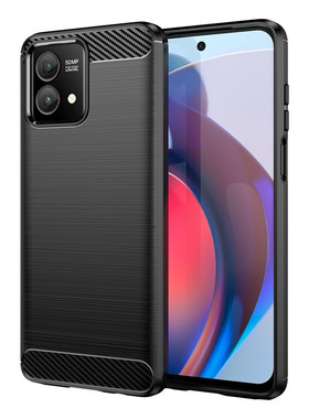 适用于MOTO碳纤维纹G拉丝Stylus手机壳Power保护套Play软胶5G防摔4G商务2022纯色2023全包2024摩托罗拉2025