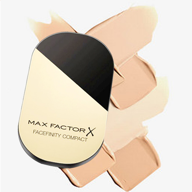 maxfactor蜜丝佛陀透滑粉饼控油持久修容遮瑕定妆散粉霜蜜粉膏10g