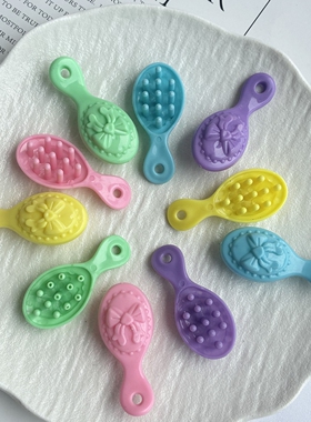 儿童过家家迷你彩色塑料梳子玩具