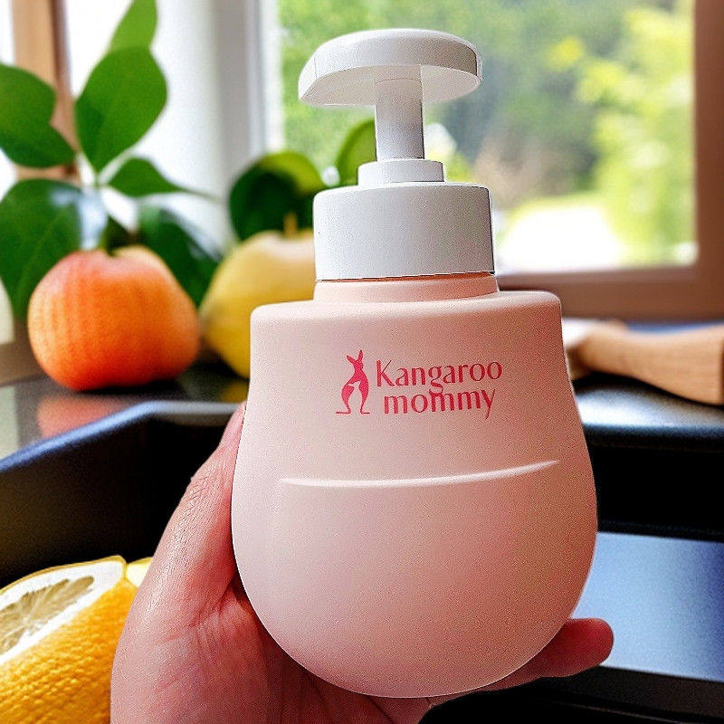 袋鼠妈妈儿童舒润氨心洗发水沐浴露500ml 儿童宝宝清洁洗护